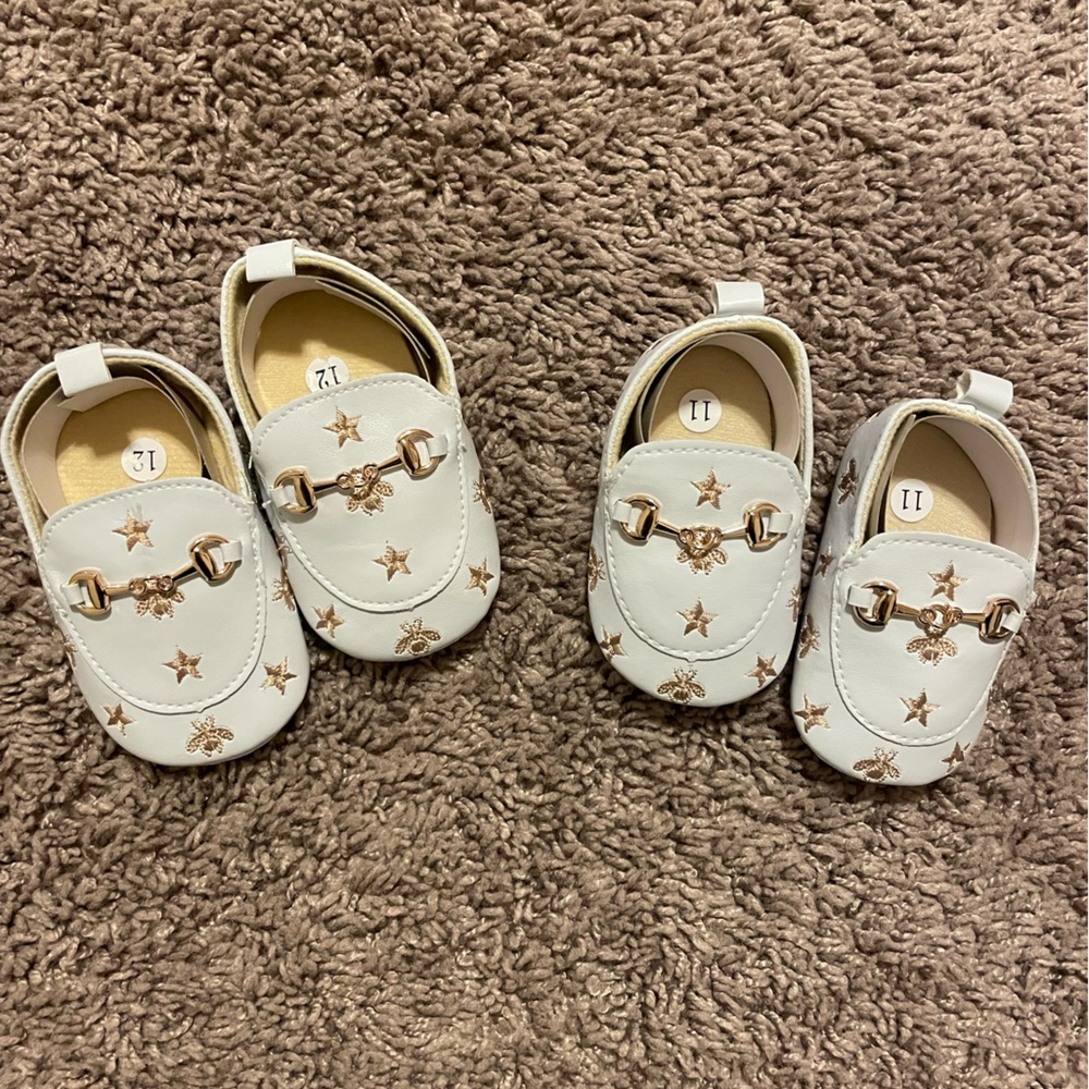 Baby loafers. Two sizes available.